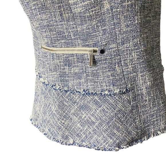 Lafayette 148 New York Asymmetrical Tweed Size 6 - Picture 10 of 15